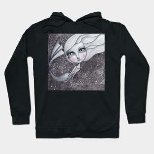 Doodle Mermaid Cutie 2 of 4 Hoodie